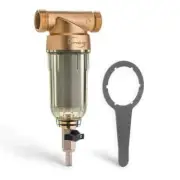 Reusable Sediment Water Filter Spin Down Sand Separator 100-MICRON 20-GPM 1 in.