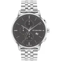 在飛比找森森購物網優惠-Calvin Klein 凱文克萊 都會風時尚三眼計時錶/灰