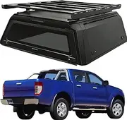 ATATNK Customized Camper Shell Truck Tonneau Cover Seal Compatible for Ranger Aluminum Canopy Topper Nissan NP300 Truck Cap Truck Canopy 4x4 Accessories
