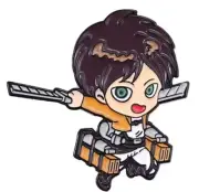 Attack on Titan Enamel Pin- Eren Yeager - Free AU Post - AU Stock