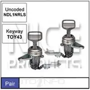 Nice Door Lock Barrel - Pair, NDL11N