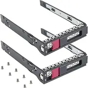 Hard Drive Bracket 774026-001 797520-001 797519-001 SSD Bracket 3.5 Hard Drive Tray Caddy Compatible with HP ProLiant ML110 ML350 DL325 ML30 DL20 G10 Gen10 HP Apollo 4510 4200 G9 Gen9, 2 Pack
