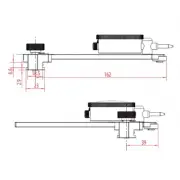 Table Saw Dial Indicator Saw Blade Parallelism Corrector Aligning Calibrating
