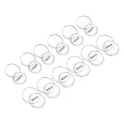 1.46" 2.28" Acrylic Button Pin Badge, 24 Set Round Pin Blank Buttons Badges Kit