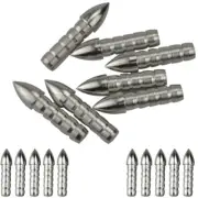 Archery 100gr Arrowheads ID6.2mm Arrow Shaft Insert Points Field Target Tips