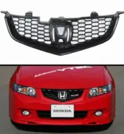 for Acura tsx Type S style mesh grill sport honda accord 2003-2005 abs plastic