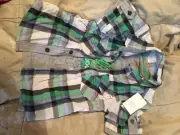 Pumpkin Patch Check Shirt With Mock Tee Sz 24 Mths Bnwt Free Post (e9