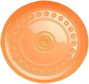 GoldensandsofNorth Funny Soft Rubber Pet Dog Flying Discs Saucer Toys Small Medium Large Dog Puppy Agile Training Toys Bite Flying Disk(Orange,Diameter 15.5cm)