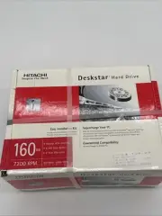 NOS NEW Hitachi Deskstar 160GB Internal Hard Drive HDD HDS722516VLAT80 SEALED