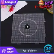 1~10PCS 2.6mm Hama Beads Pegboard Transparent Template Board Pixel Art Puzzle Sq