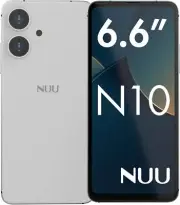 NUU N10 Basic Cell Phone for T-Mobile, Mint, Metro, Qlink, Tello and White