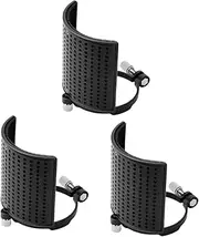 Vaguelly 3 Pcs Professional Microphone Windscreen Recording Streaming Pop Filter Foam
