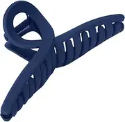Hair Clip, Fashionable Strong Claws Acetate Sheet Non Slip Medium Hair Claw Clips for Cooking for Makeup for Face Washing(navy blue)