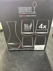 Riedel SL Stemless Wings Set 4 Glasses with Decanter