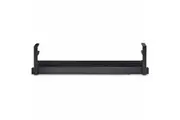 StarTech.com Under Desk Cable Management Tray, Length Adjustable, Clamp-On Installation, No Drilling Required, Black - Length adjustable cable tray