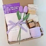 [felinlova] Thoughtful Sympathy Gift Baskets for Loss - Condolences, Bereavement, and Personalized Gifts for Grieving Moms, Friends, and Women to Provide Comfort and Support