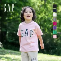 在飛比找蝦皮商城優惠-Gap 兒童裝 Logo短袖T恤 厚磅密織親膚系列-多色可選