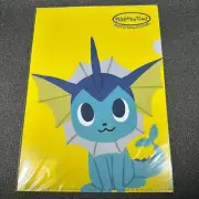 Pokemon Center Japan Clear File Vaporeon Pokémon Time Eevee Collection 2015