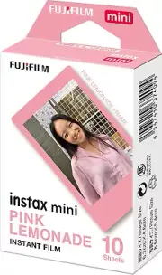 Instax Fujifilm Mini Film, Pink Lemonade 10 Pack