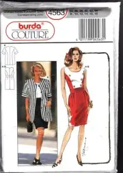 Burda Pattern 4563 Ladies Dress and Jacket Sizes 8 - 18