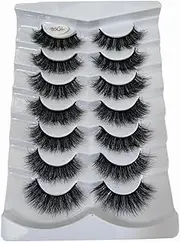 Mink Strips False Eyelash Dramatic Soft Extensions Wispy Handmade Long False Eyelashes For Women Girls Wispy Multilayered Volume Lengthening Fake Eyelash Cat Eye Soft Fluffy Natural Fake Eyelashes Extension