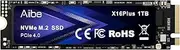 Aiibe X16Plus 1TB Internal SSD PCIe 4.0 NVMe M.2 SSD up to 7450MB/s, M.2 2280 SSD 1TB Internal Solid State Drive for Laptop, Game