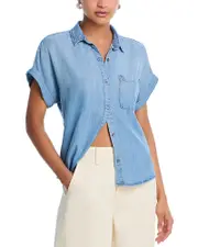 Bella Dahl Patch Pocket Shirt