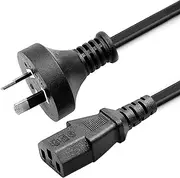 2m 3 Prong Treadmill Plug Power Cable Cord PC Computer Monitor TV Power Cable for Printer,Radio,Samsung,Dell,Vizio,LG,Asus,Laptop,Scanner and More Power Universal Charging Cord Replacement