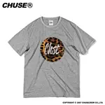 【LABS】CHUSE SURMOUNT"S/S EXCELLENT LEOPARD TEE 豹紋 標語 / 灰