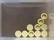 LEGO Parts - Tan Tile Round 1 x 1 - No 98138 - QTY 10