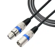 5M 3-Pin Xlr Male To Xlr Female Mic Shielded Cable Microphone Audio Cord