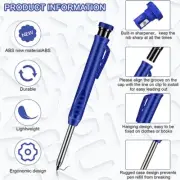 Carpenter Pencil Set with Sharpener Perfect for Scribing and Engraving