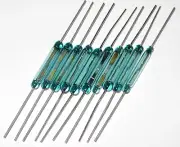 10 X Aleph Magnetic Reed Switch - SPST N.O. - 1 A 110 VAC / 200 VDC - 57mm Long