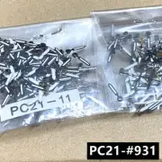Set of 100 Black 11mm Watch Hands for Epson PC21 Quartz Movement