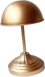 PRETYZOOM Metal Hat Stand Display Rack Chic Tabletop Holder for Caps Wigs Stylish Table Lamp Shape Design for Home Store Use Stable Base for Secure Storage Air Drying