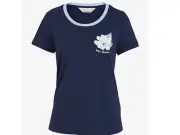 Peter Alexander Women’s Navy Flower Sleep Tee - Sizes M & L - BNWT