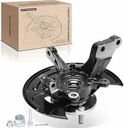 A-Premium Steering Knuckle Assembly Replacement for Nissan Versa 2013-2019 Versa Note, with Hub Bearing, Dust Shield, Steel, Front Left