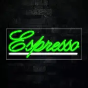 Espresso LED Neon Sign 30"L x 12"H #30053