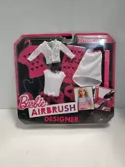 Barbie Airbrush Designer Extension Pack 2014 Mattel NOS PINK Clothes Stencil Set
