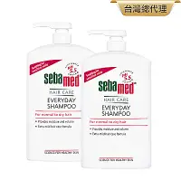 在飛比找Yahoo奇摩購物中心優惠-(2入組)sebamed施巴 溫和洗髮乳1000ml