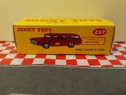 Dinky Toys 257 Fire Chiefs Car EMPTY Repro box Only NO CAR