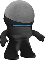 Table Stand Holder Compatible with Amazon Alexa Smart Speaker Echo Dot (4th and 5th gen.) and Apple HomePod Mini, Mr. Bill (Black)