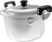 Large Capacity Saucepan Quick Heating Rice Pot for Instant Noodles Noodles Double Handle Aluminum Pot Lids Aluminum Cookware