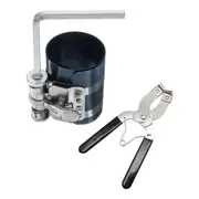 Piston Ring Compressor Ratchet Tool Set - 53 to 150mm