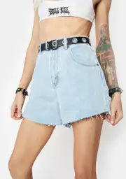 [Rollas] Nina Blue Mirage Denim Shorts
