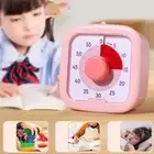 60-minute Visual Timer Silent Operation Classroom Timer Alarm Clock for Kids