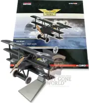 FOKKER DR.I TRIPLANE, LUFTSTREITKRAFTE JASTA 7 JOSEF JACOBS - CORGI AA38301 1/48