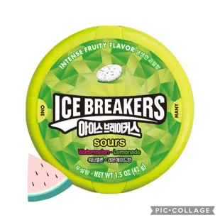 (現貨）LOTTE 樂天 ICE BREAKERS酸水果糖 西瓜檸檬口味（2025.06.13）