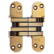 SOSS 220 220US4 CONCEALED HINGE SATIN BRASS FINISH FOR 2" OR THICKER DOORS