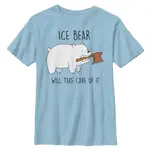 WE BARE BEARS 的 ICE BEAR WILL TAKE CARE OF IT WEAR WE BARE B